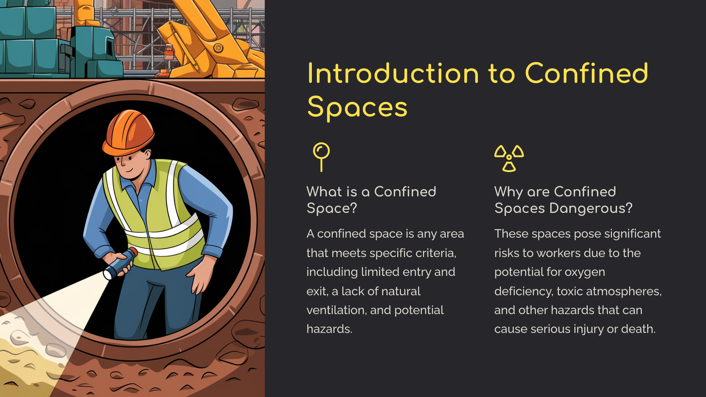 Confined Space Safety in Construction (Power Point Download)