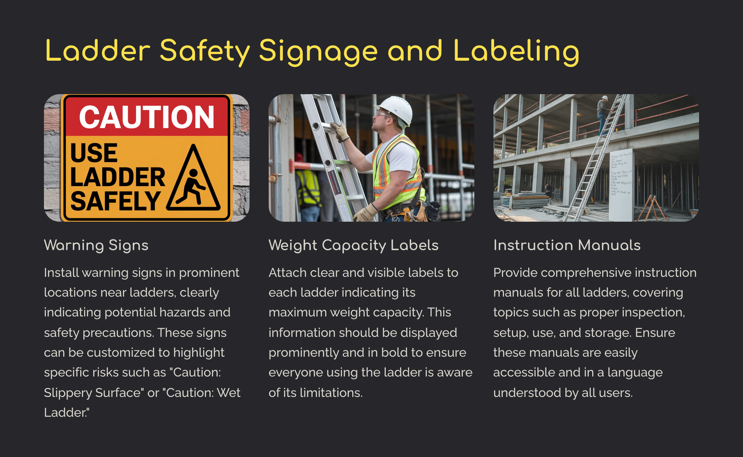 Construction Ladder Safety (Power Point Download)