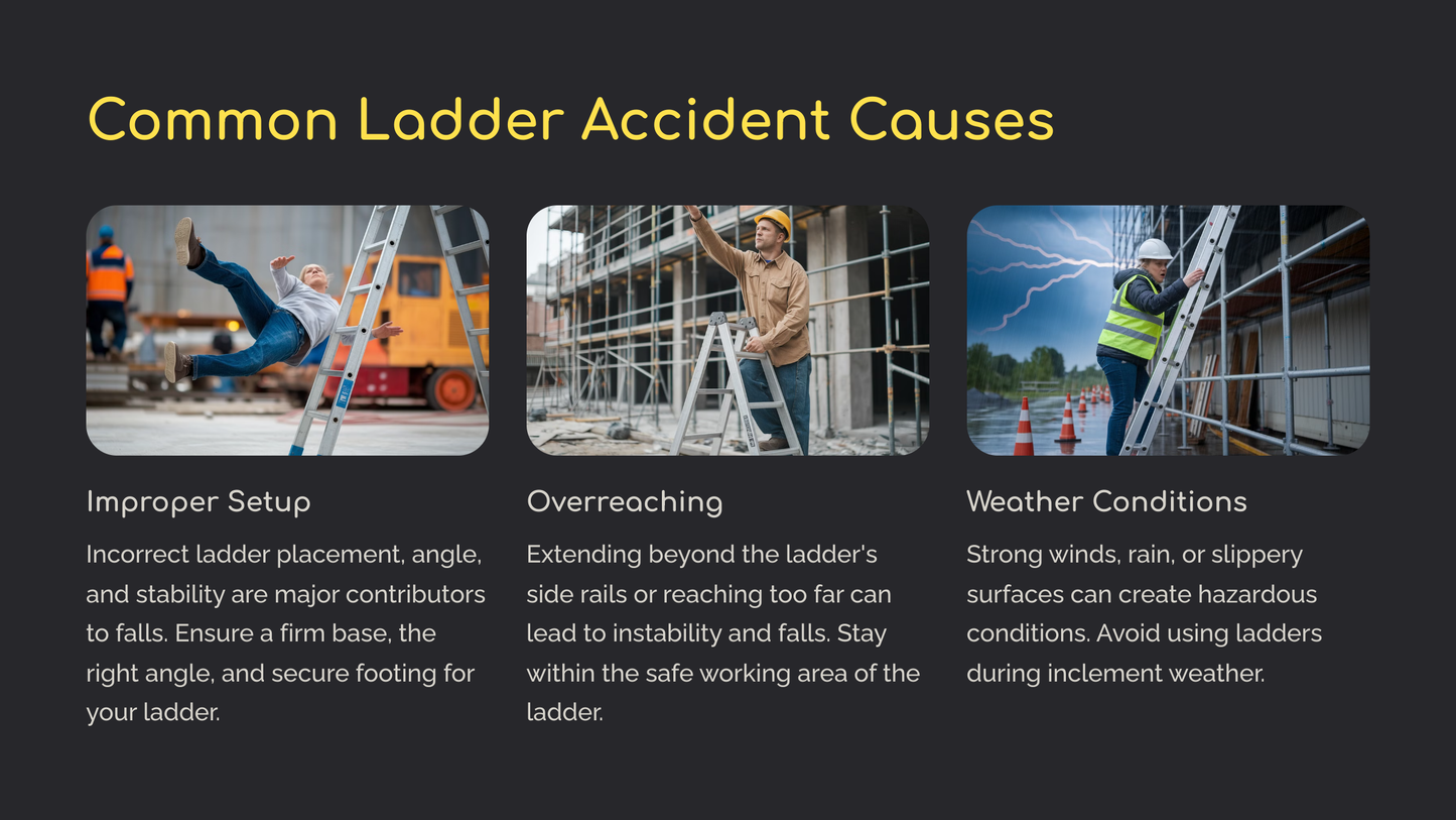 Construction Ladder Safety (Power Point Download)