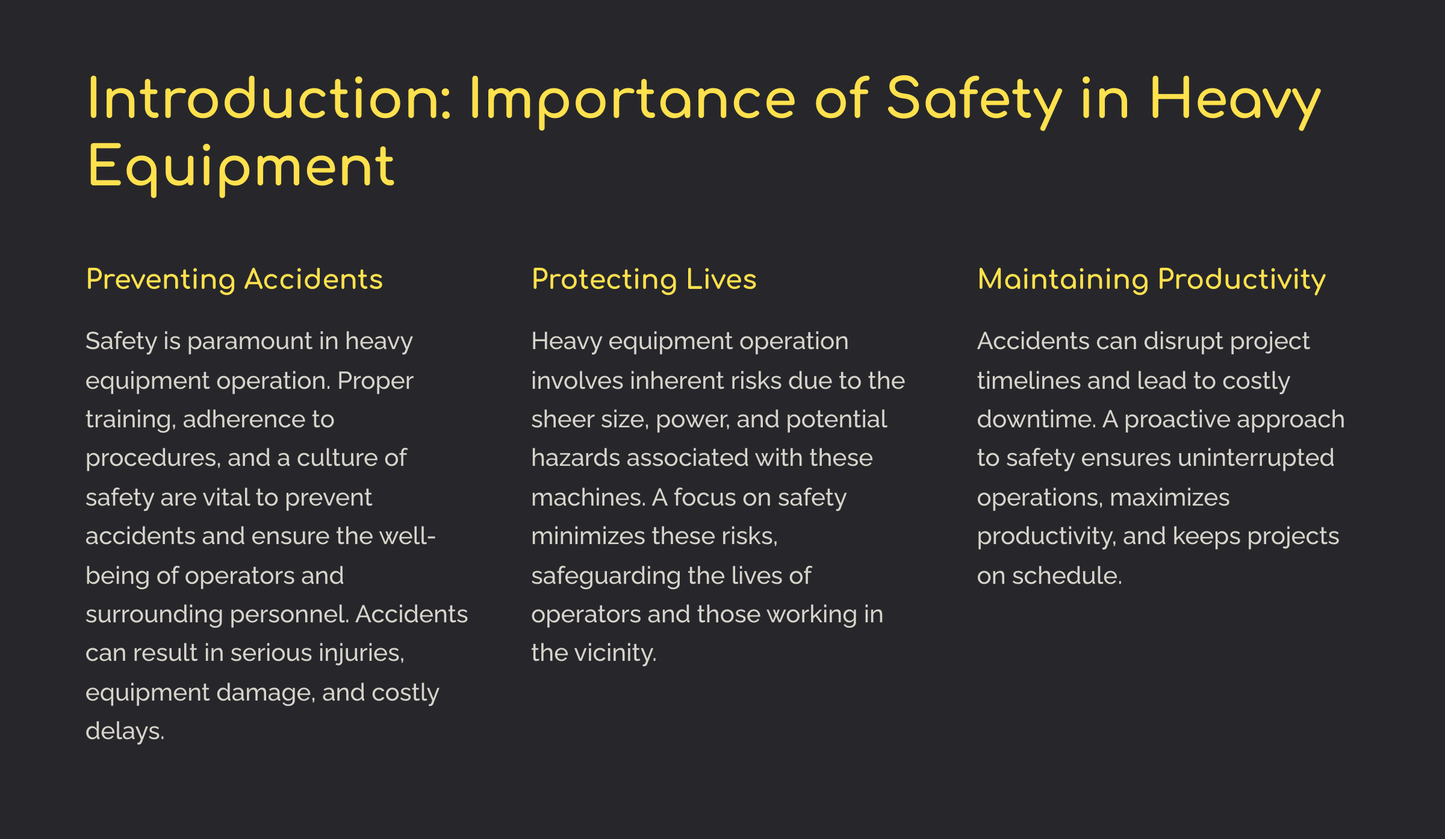 Heavy Equipment Operation in Construction Safety Tips (Toolbox Download)